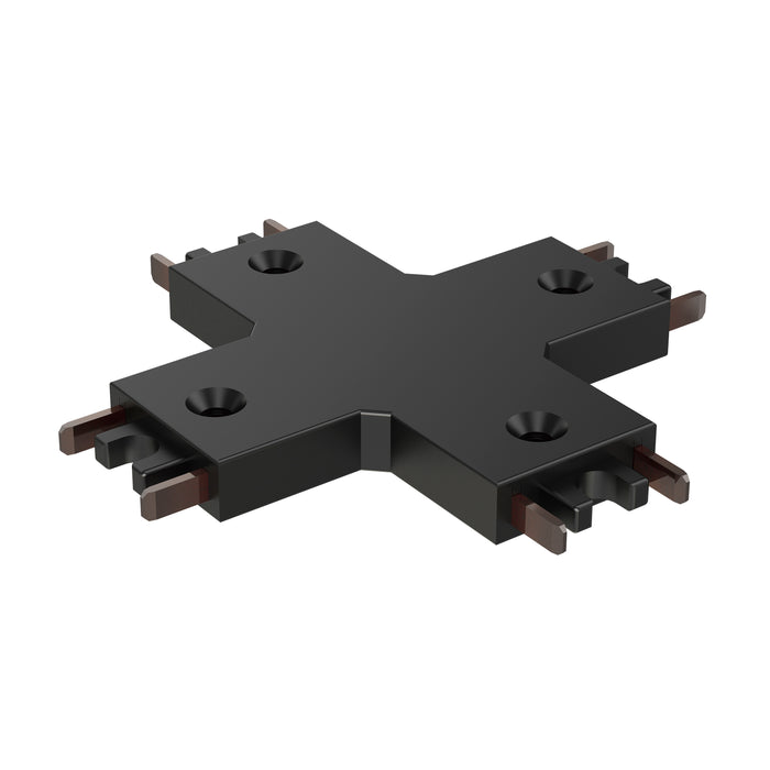 ET2 Continuum Track 4-way X Connector Model: ETMSC90-4XW-BK