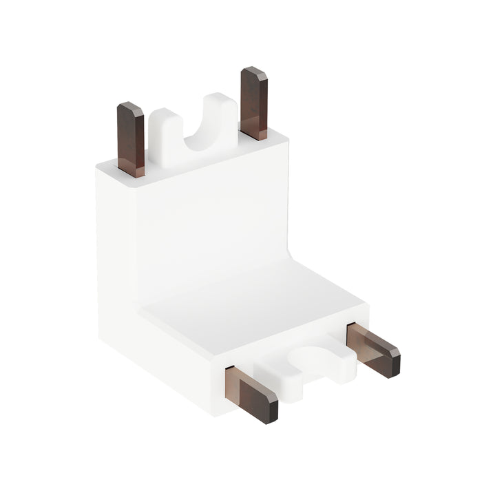 ET2 Continuum Track Wall To Ceiling Connector Model: ETMSC90-W2C-WT