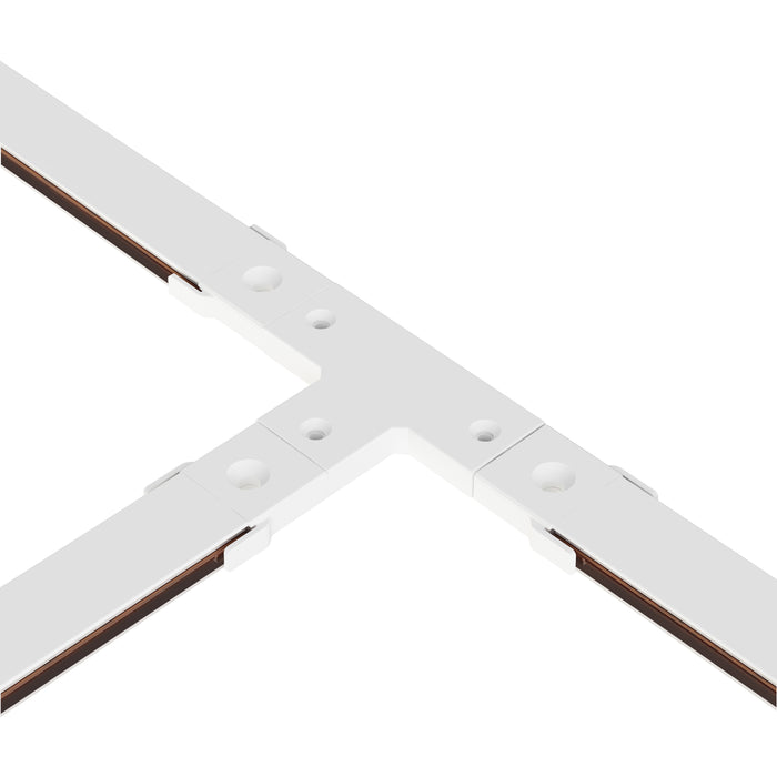 ET2 Continuum Track 3-way T Connector Model: ETMSC90-3TW-WT