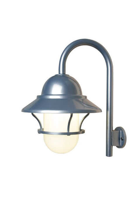 Snoc  Aluminum Wall Light With Frosted Glass Globe For Patio Or Fence Model:  LH LD0965 LH LD8 (0965)