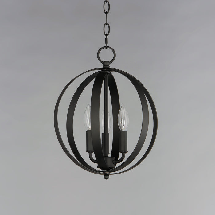 Maxim Provident 3-Light Chandelier Model: 10030BK