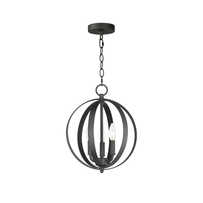 Maxim Provident 3-Light Chandelier Model: 10030BK