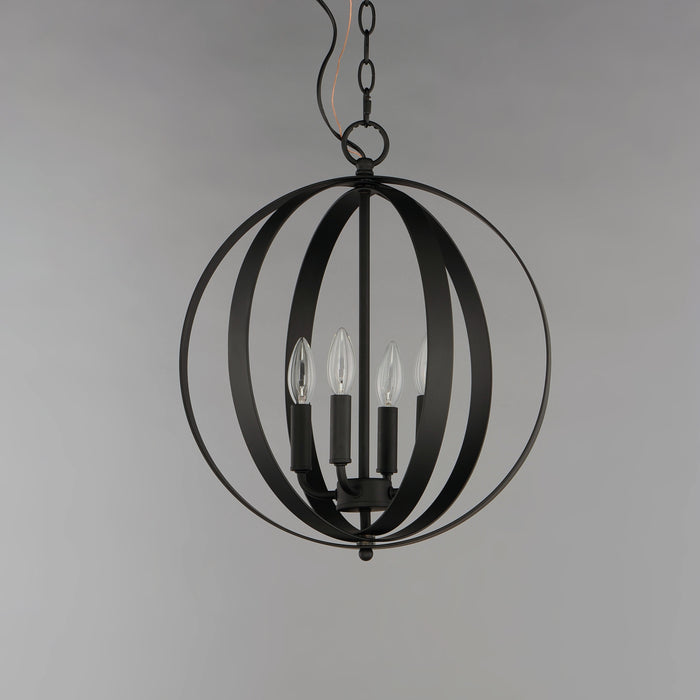 Maxim Provident 4-Light Chandelier Model: 10031BK