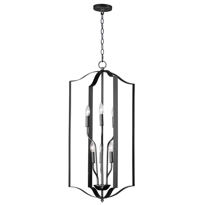 Maxim Provident 6-Light Chandelier Model: 10038BK