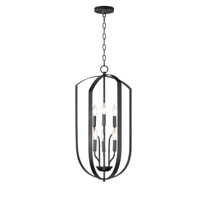 Maxim Provident 6-Light Chandelier Model: 10039BK