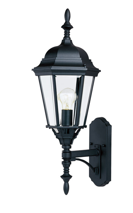 Maxim Westlake Cast 1-Light Outdoor Wall Lantern Model: 1003BK