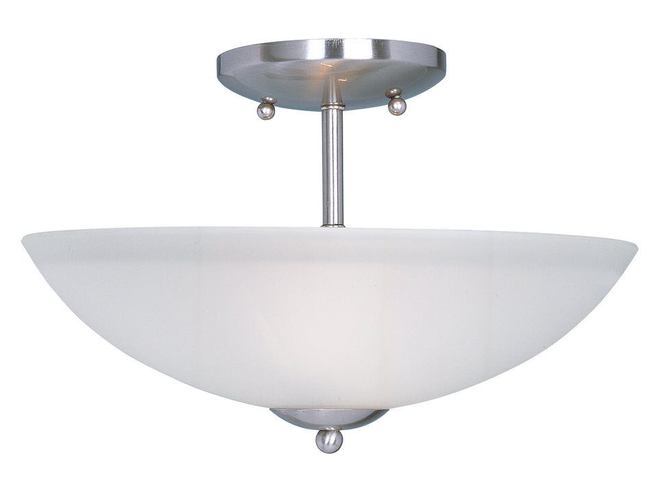 Maxim Logan 2-Light Semi-Flush Mount Model: 10042FTSN