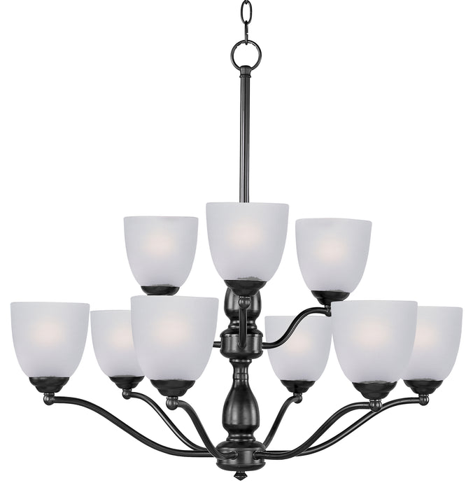 Maxim Stefan 9-Light Chandelier Model: 10066FTBK