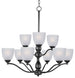 Maxim Stefan 9-Light Chandelier Model: 10066FTBK