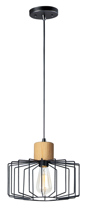 Maxim Bjorn 1-Light Mini Pendent Model: 10068BKNWD