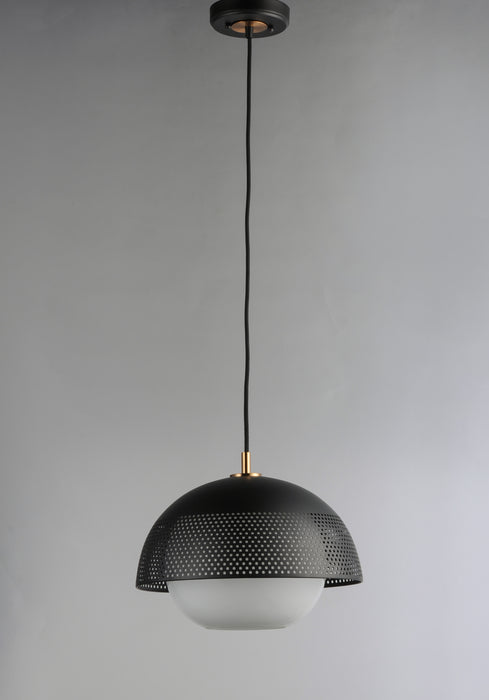 Maxim Perf 1-Light Pendant Model: 10082WTBKSBR