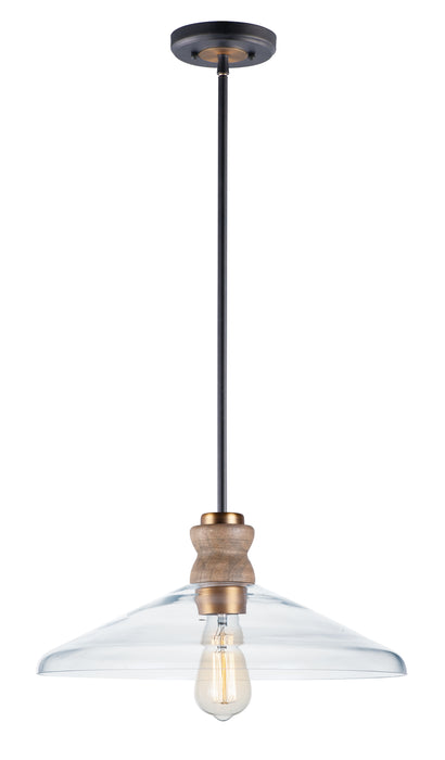 Maxim Nelson 1-Light Pendant Model: 10100CLWOAB