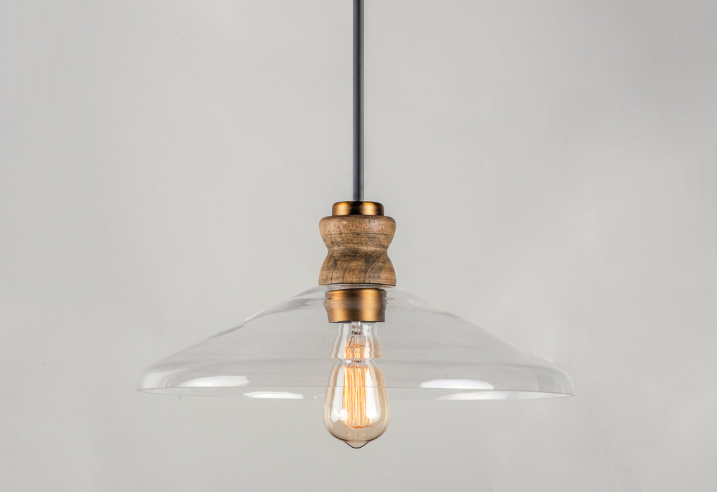 Maxim Nelson 1-Light Pendant Model: 10100CLWOAB