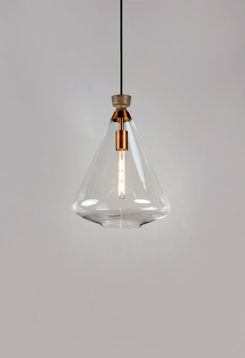 Maxim Abbott 1-Light Pendant Model: 10101CLWOAB