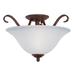 Maxim Basix 2-Light Semi-Flush Mount Model: 10120FTOI