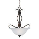 Maxim Basix 3-Light Invert Bowl Pendant Model: 10121FTOI