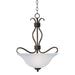 Maxim Basix 3-Light Invert Bowl Pendant Model: 10121FTOI