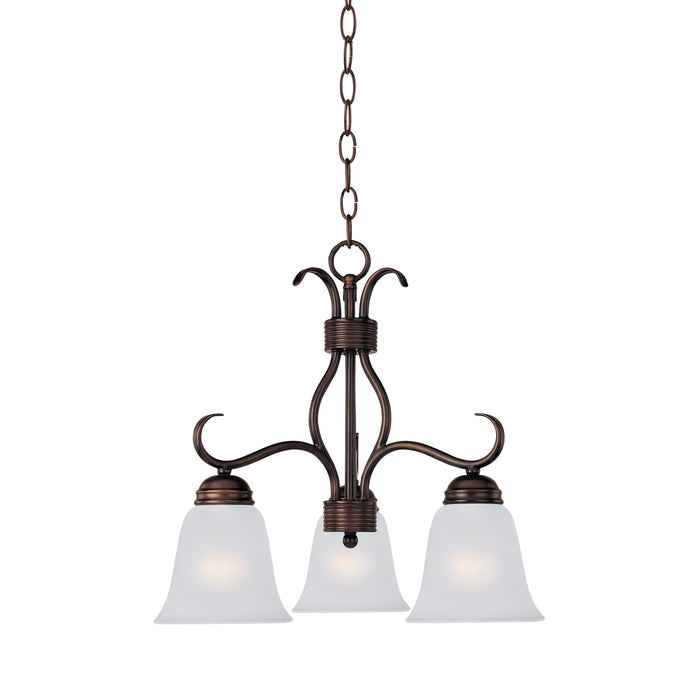 Maxim Basix 3-Light Chandelier Model: 10122FTOI