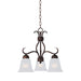 Maxim Basix 3-Light Chandelier Model: 10122FTOI