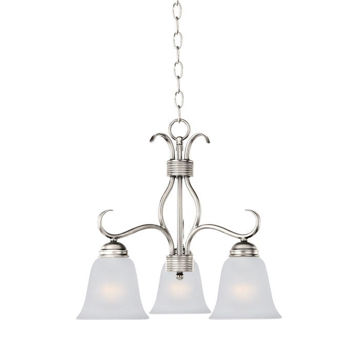 Maxim Basix 3-Light Chandelier Model: 10122FTSN