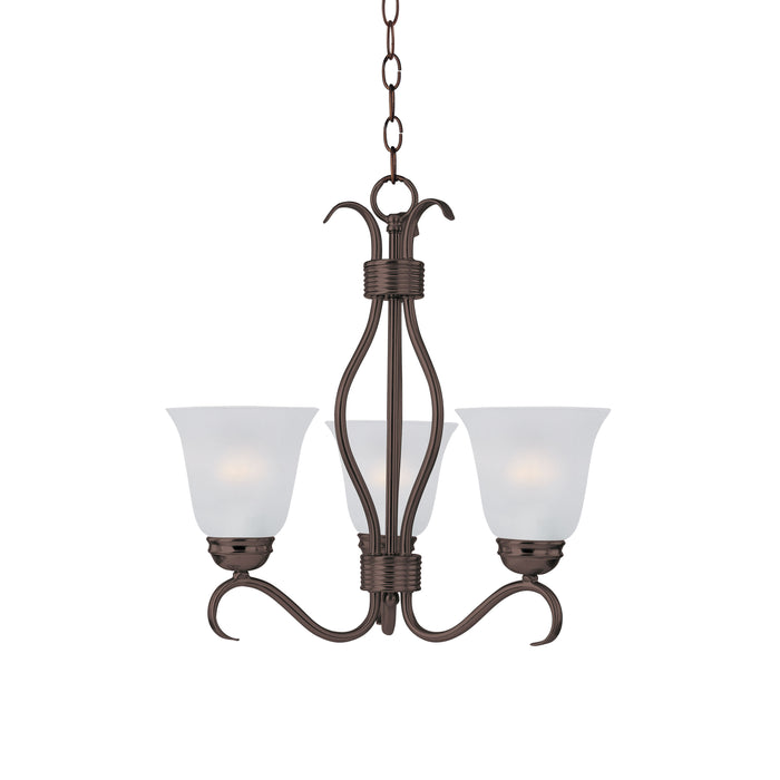 Maxim Basix 3-Light Chandelier Model: 10123FTOI