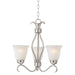 Maxim Basix 3-Light Chandelier Model: 10123ICSN