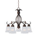 Maxim Basix 5-Light Chandelier Model: 10124FTOI