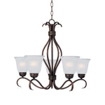 Maxim Basix 5-Light Chandelier Model: 10125FTOI