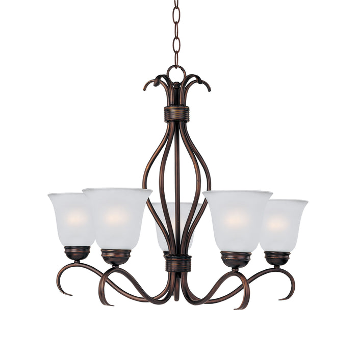 Maxim Basix 5-Light Chandelier Model: 10125FTOI