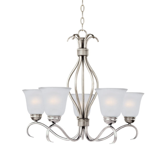 Maxim Basix 5-Light Chandelier Model: 10125FTSN