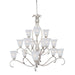 Maxim Basix 15-Light Chandelier Model: 10129FTSN