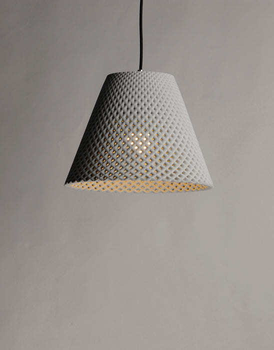 Maxim Woven 1-Light Concrete Pendant Model: 10145GYBK