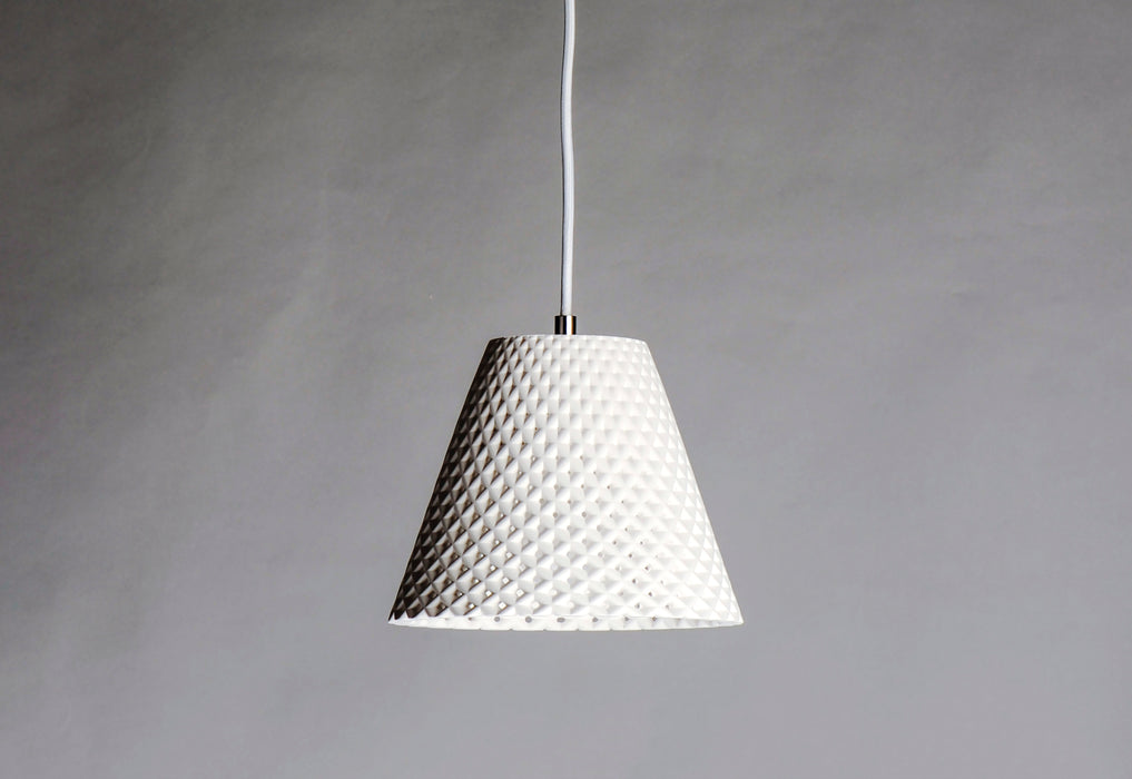 Maxim Woven 1-Light Plaster Pendant Model: 10145WT