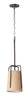 Maxim Pitchfork 1-Light Small Pendant Model: 10198BROI