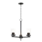 Maxim Corona 3-Light Chandelier Model: 10203CLBK