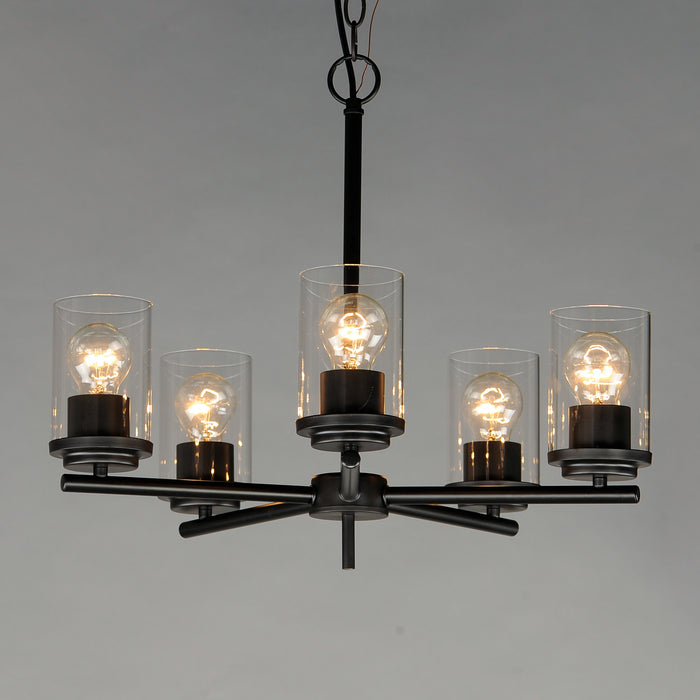 Maxim Corona 5-Light Chandelier Model: 10205CLBK