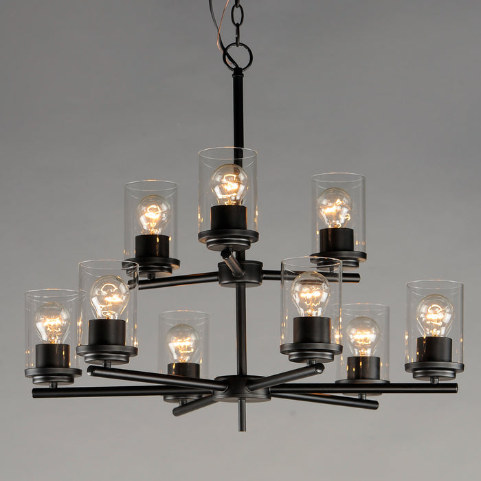 Maxim Corona 9-Light Chandelier Model: 10206CLBK