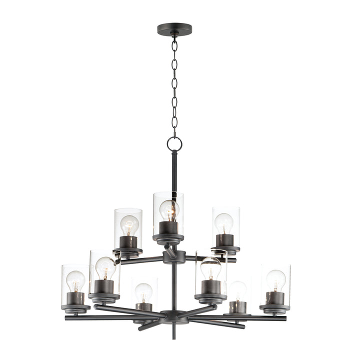 Maxim Corona 9-Light Chandelier Model: 10206CLBK