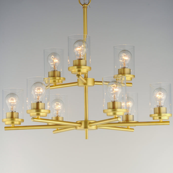 Maxim Corona 9-Light Chandelier Model: 10206CLSBR