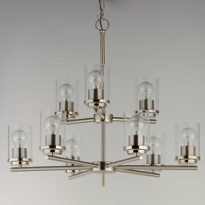 Maxim Corona 9-Light Chandelier Model: 10206CLSN