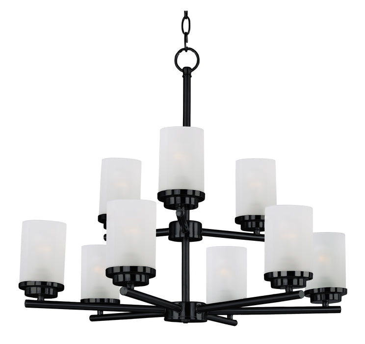 Maxim Corona 9-Light Chandelier Model: 10206FTBK