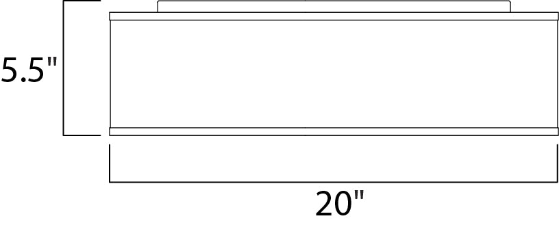 Maxim Prime 20 LED Flush Mount Model: 10223OMOI