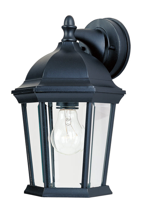 Maxim Builder Cast 1-Light Outdoor Wall Lantern Model: 1024BK