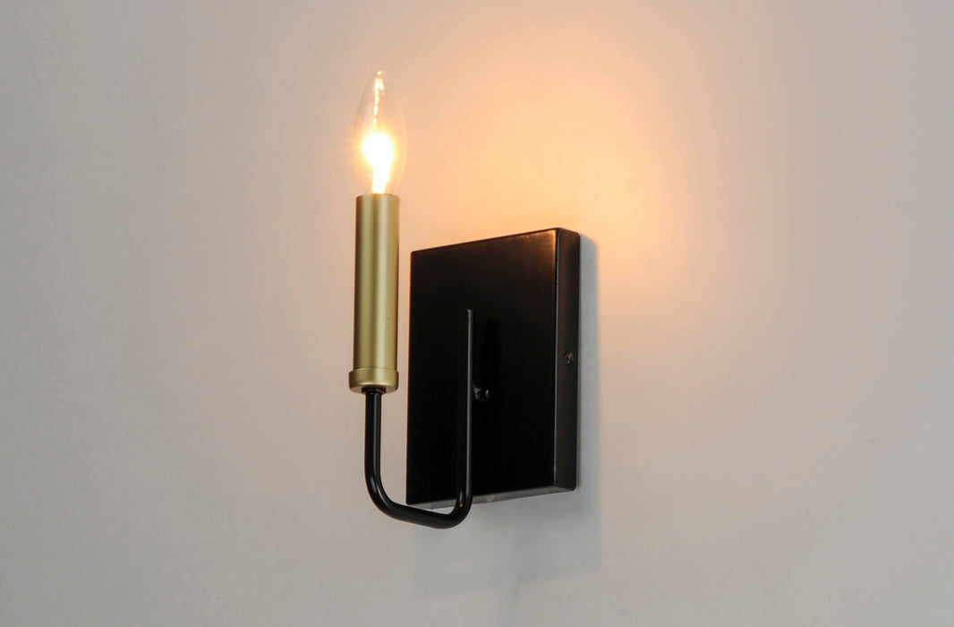 Maxim Sullivan 1-Light Wall Sconce Model: 10251BKGLD