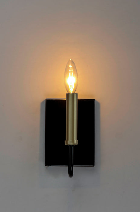 Maxim Sullivan 1-Light Wall Sconce Model: 10251BKGLD