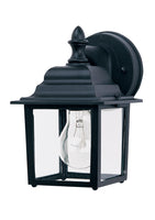 Maxim Builder Cast 1-Light Outdoor Wall Lantern Model: 1025BK