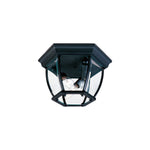 Maxim Crown Hill 3-Light Outdoor Ceiling Mount Model: 1029BK