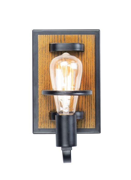 Maxim Black Forest 1-Light Wall Sconce Model: 10301BKASB