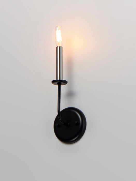 Maxim Wesley 1-Light Wall Sconce Model: 10321BKSN