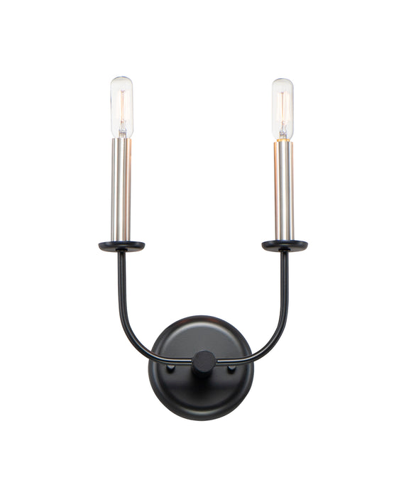 Maxim Wesley 2-Light Wall Sconce Model: 10322BKSN